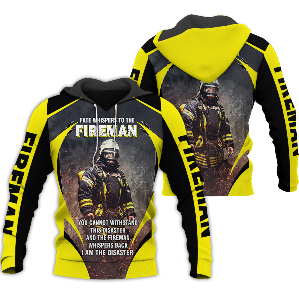 Awesome Hoodie 3D All Over Print Firefighter - Hoodie, T-Shirt, Zip Hoodies, Sweatshirt ND782