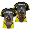 Awesome Hoodie 3D All Over Print Firefighter - Hoodie, T-Shirt, Zip Hoodies, Sweatshirt ND782