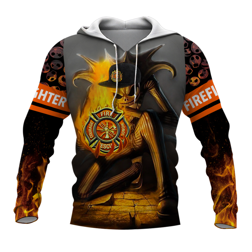 Awesome Hoodie 3D All Over Print Firefighter - Hoodie, T-Shirt, Zip Hoodies, Sweatshirt ND783