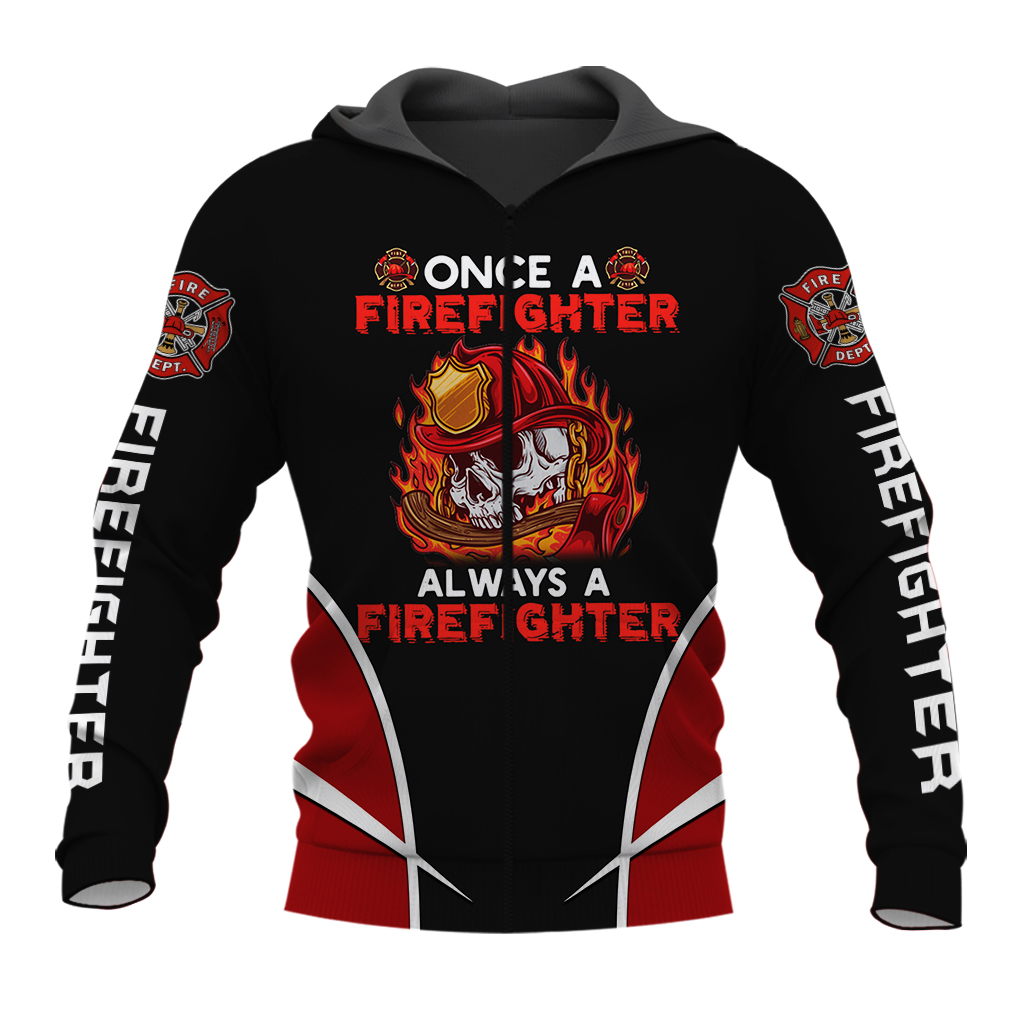 Awesome Hoodie 3D All Over Print Firefighter - Hoodie, T-Shirt, Zip Hoodies, Sweatshirt ND787