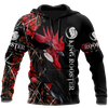 Awesome Hoodie 3D All Over Print King Rooster - Hoodie, T-Shirt, Zip Hoodies, Sweatshirt ND791