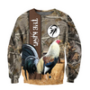 Awesome Hoodie 3D All Over Print King Rooster - Hoodie, T-Shirt, Zip Hoodies, Sweatshirt ND797