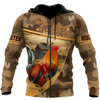 Awesome Hoodie 3D All Over Print Love Rooster - Hoodie, T-Shirt, Zip Hoodies, Sweatshirt ND799