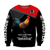 Awesome Hoodie 3D All Over Print Love Rooster - Hoodie, T-Shirt, Zip Hoodies, Sweatshirt ND802