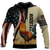 Awesome Hoodie 3D All Over Print Love Rooster - Hoodie, T-Shirt, Zip Hoodies, Sweatshirt ND804