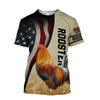 Awesome Hoodie 3D All Over Print Love Rooster - Hoodie, T-Shirt, Zip Hoodies, Sweatshirt ND804