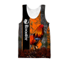 Awesome Hoodie 3D All Over Print Love Rooster - Hoodie, T-Shirt, Zip Hoodies, Sweatshirt ND805