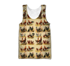 Awesome Hoodie 3D All Over Print Love Rooster - Hoodie, T-Shirt, Zip Hoodies, Sweatshirt ND806