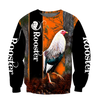Awesome Hoodie 3D All Over Print Love Rooster - Hoodie, T-Shirt, Zip Hoodies, Sweatshirt ND808