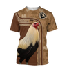 Awesome Hoodie 3D All Over Print Love Rooster - Hoodie, T-Shirt, Zip Hoodies, Sweatshirt ND809