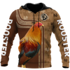 Awesome Hoodie 3D All Over Print Love Rooster - Hoodie, T-Shirt, Zip Hoodies, Sweatshirt ND810