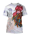 Awesome Hoodie 3D All Over Print King Rooster - Hoodie, T-Shirt, Zip Hoodies, Sweatshirt ND816