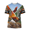 Awesome Hoodie 3D All Over Print Love Rooster - Hoodie, T-Shirt, Zip Hoodies, Sweatshirt ND819