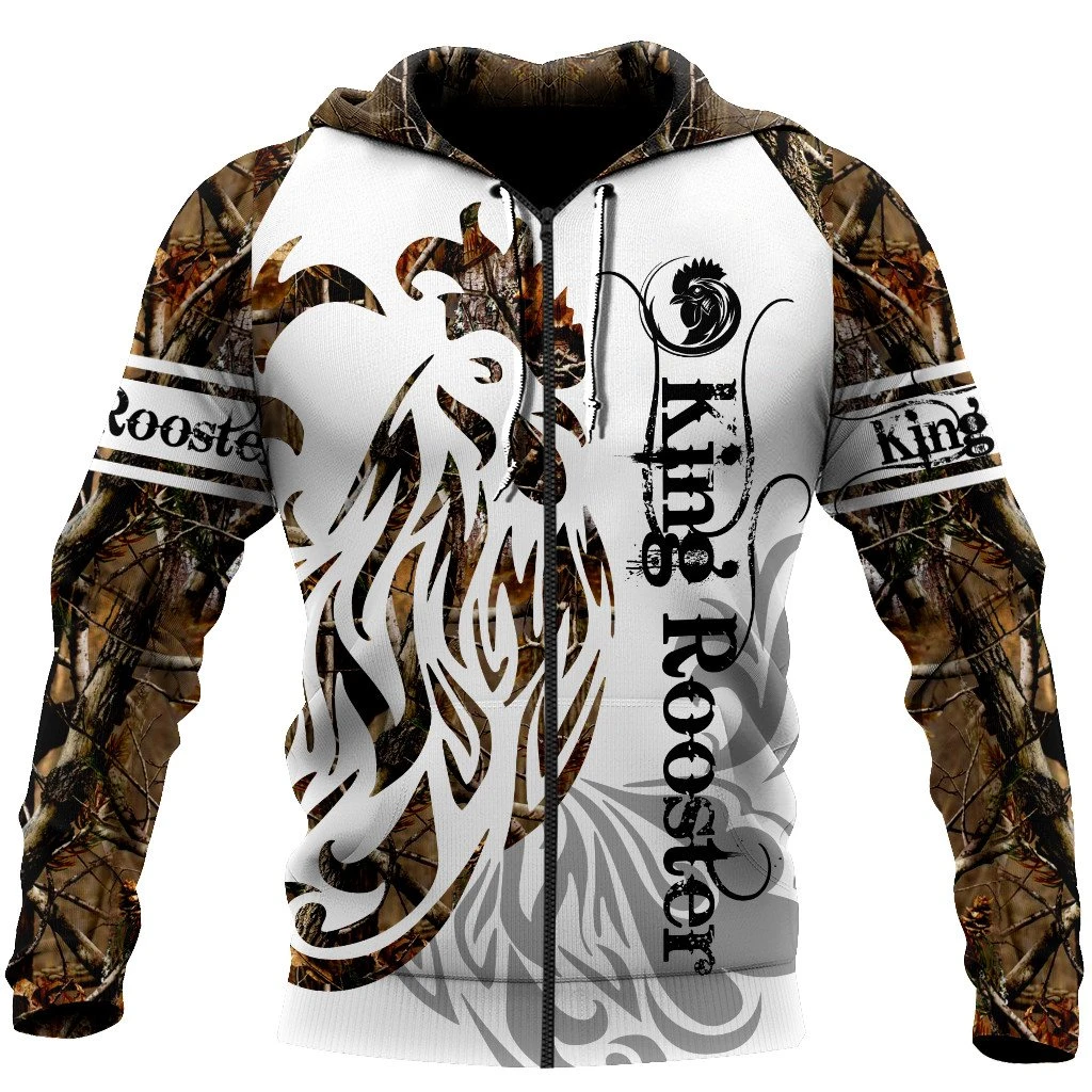 Awesome Hoodie 3D All Over Print Love Rooster - Hoodie, T-Shirt, Zip Hoodies, Sweatshirt ND821