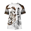 Awesome Hoodie 3D All Over Print Love Rooster - Hoodie, T-Shirt, Zip Hoodies, Sweatshirt ND821