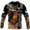 Awesome Hoodie 3D All Over Print Love Rooster - Hoodie, T-Shirt, Zip Hoodies, Sweatshirt ND822