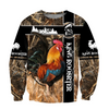 Awesome Hoodie 3D All Over Print Love Rooster - Hoodie, T-Shirt, Zip Hoodies, Sweatshirt ND822