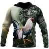 Awesome Hoodie 3D All Over Print Love Rooster - Hoodie, T-Shirt, Zip Hoodies, Sweatshirt ND823