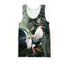 Awesome Hoodie 3D All Over Print Love Rooster - Hoodie, T-Shirt, Zip Hoodies, Sweatshirt ND823