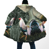 Awesome Hoodie 3D All Over Print Love Rooster - Hoodie, T-Shirt, Zip Hoodies, Sweatshirt ND823