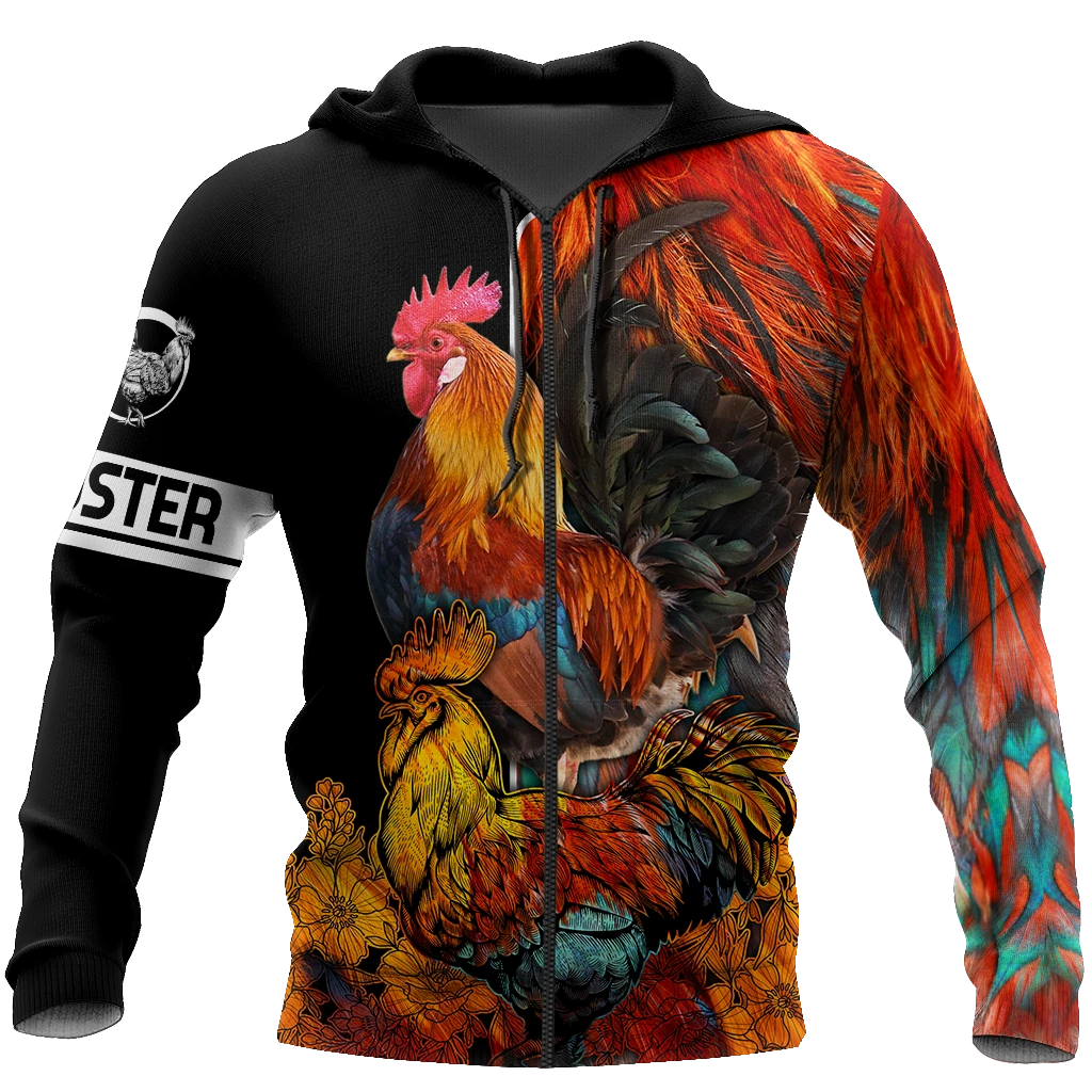 Awesome Hoodie 3D All Over Print Rooster - Hoodie, T-Shirt, Zip Hoodies, Sweatshirt ND826
