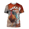 Awesome Hoodie 3D All Over Print Rooster - Hoodie, T-Shirt, Zip Hoodies, Sweatshirt ND827