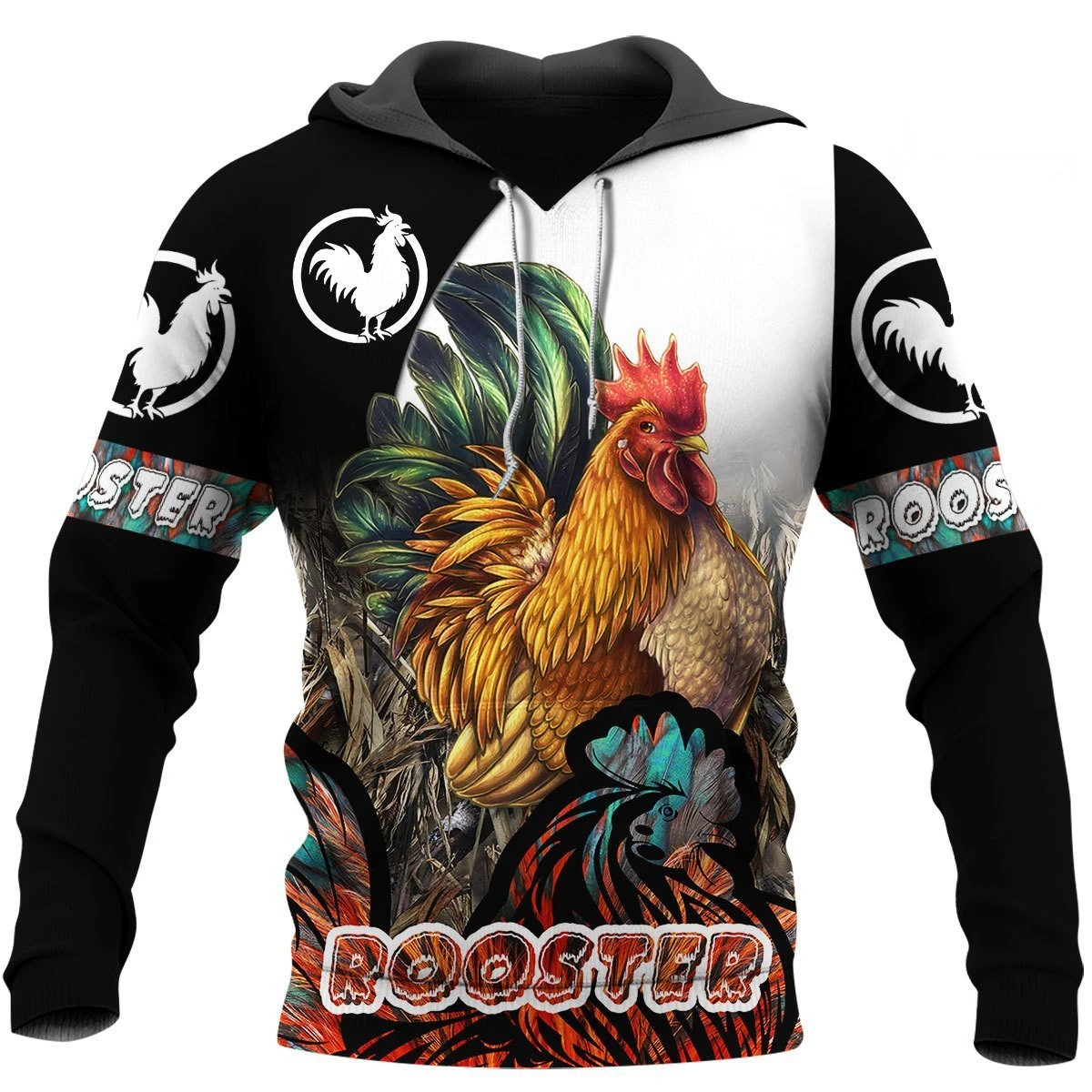 Awesome Hoodie 3D All Over Print Rooster - Hoodie, T-Shirt, Zip Hoodies, Sweatshirt ND828