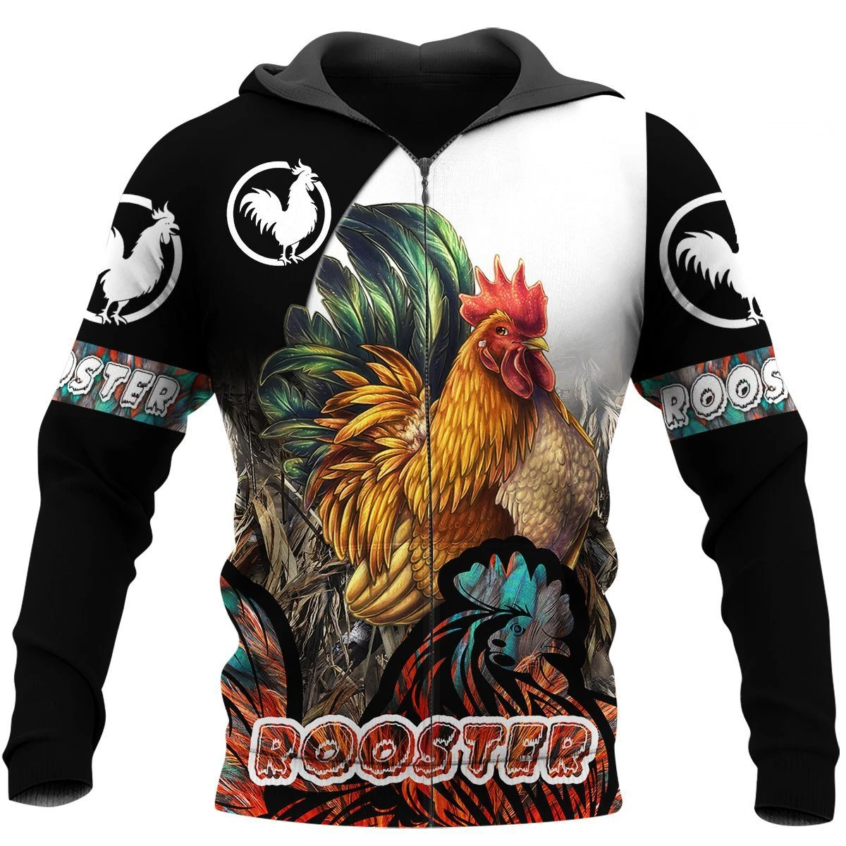 Awesome Hoodie 3D All Over Print Rooster - Hoodie, T-Shirt, Zip Hoodies, Sweatshirt ND828