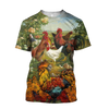 Awesome Hoodie 3D All Over Print Rooster - Hoodie, T-Shirt, Zip Hoodies, Sweatshirt ND829