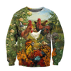 Awesome Hoodie 3D All Over Print Rooster - Hoodie, T-Shirt, Zip Hoodies, Sweatshirt ND829