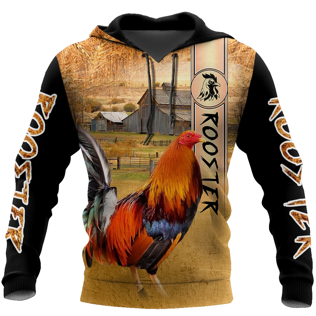 Awesome Hoodie 3D All Over Print Rooster - Hoodie, T-Shirt, Zip Hoodies, Sweatshirt ND830