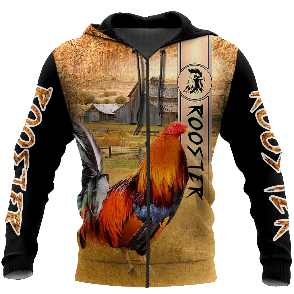 Awesome Hoodie 3D All Over Print Rooster - Hoodie, T-Shirt, Zip Hoodies, Sweatshirt ND830