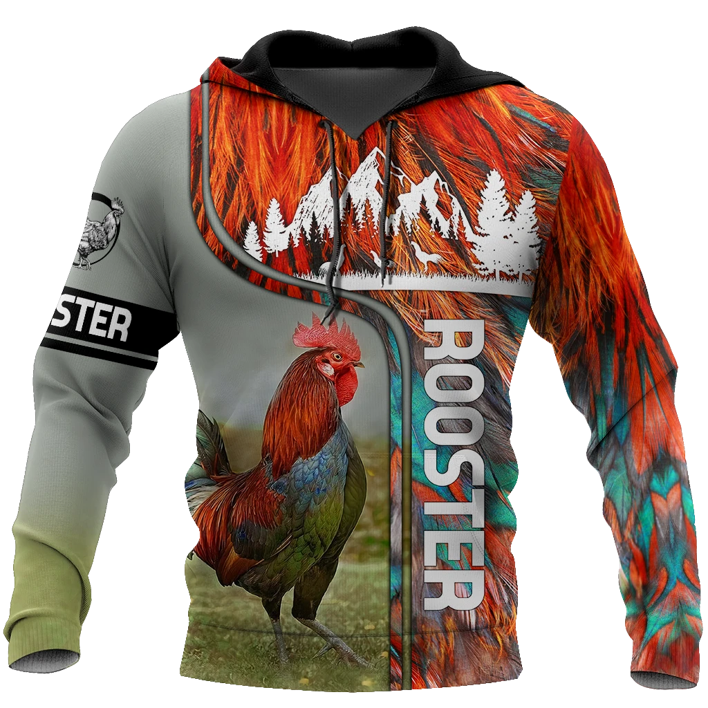 Awesome Hoodie 3D All Over Print Rooster - Hoodie, T-Shirt, Zip Hoodies, Sweatshirt ND831