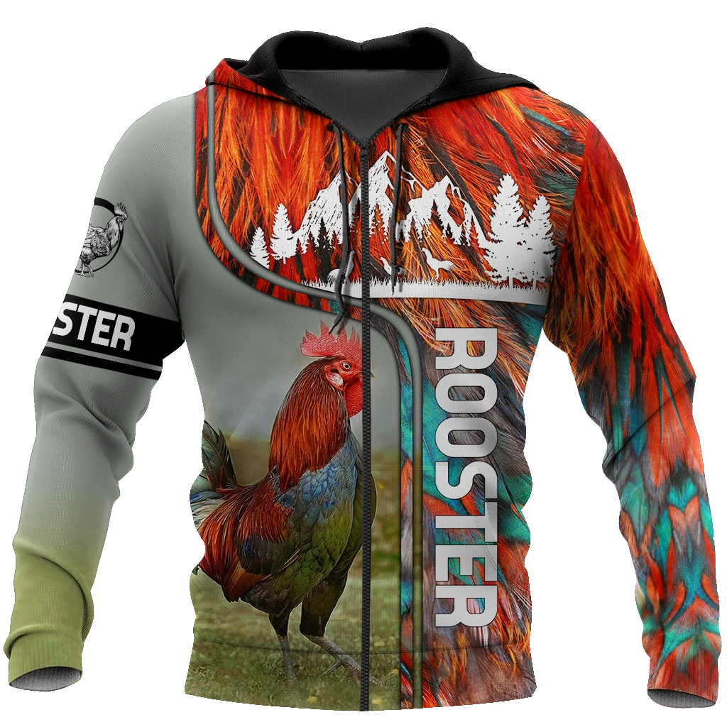 Awesome Hoodie 3D All Over Print Rooster - Hoodie, T-Shirt, Zip Hoodies, Sweatshirt ND831