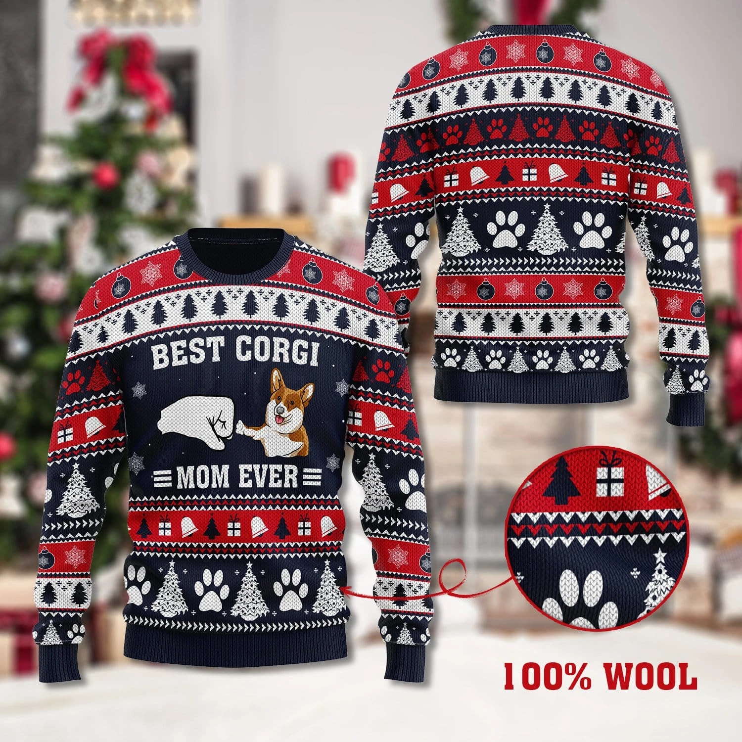 Awesome Hoodie - Best Corgi Sweater Christmas - 3D All Over Printed Clothes For Women and Men ND835