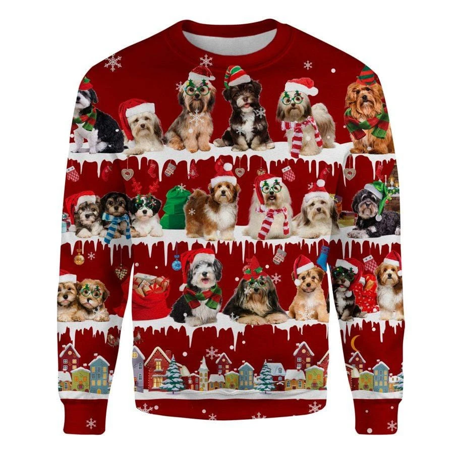 Awesome Hoodie - Havanese Sweater Christmas - 3D All Over Printed Clothes For Women and Men ND840