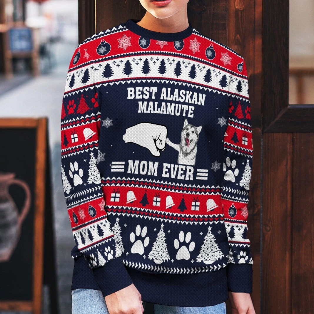 Awesome Hoodie - Best Alaskan Malamute Dog Sweater Christmas - 3D All Over Printed Clothes For Women and Men ND844