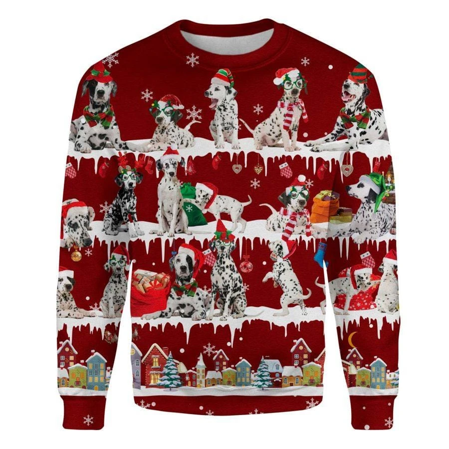 Awesome Hoodie - Dalmatian Sweater Christmas - 3D All Over Printed Clothes For Women and Men ND845
