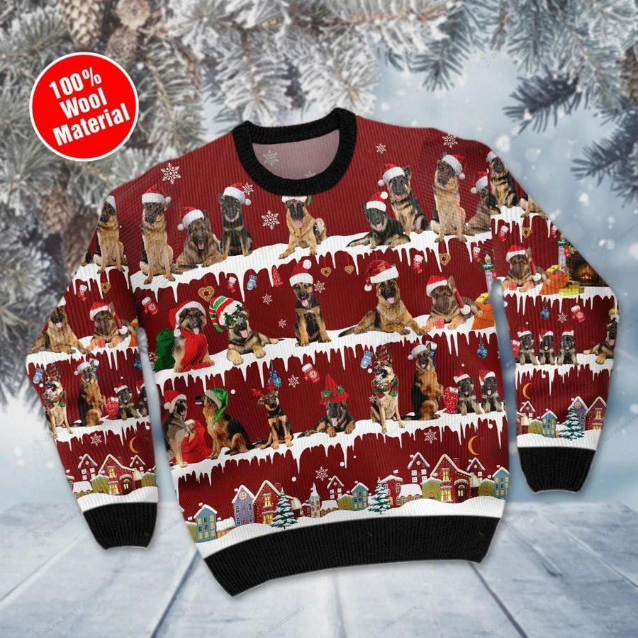 Awesome Hoodie - German Shepherd Sweater Christmas - 3D All Over Printed Clothes For Women and Men ND846