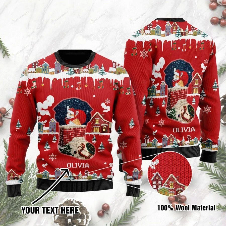 Awesome Hoodie - Corgi  Sweater Christmas - 3D All Over Printed Clothes For Women and Men ND852