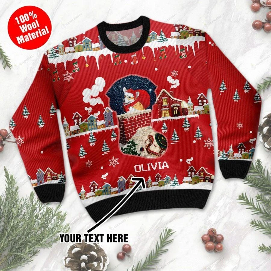 Awesome Hoodie - Corgi  Sweater Christmas - 3D All Over Printed Clothes For Women and Men ND852