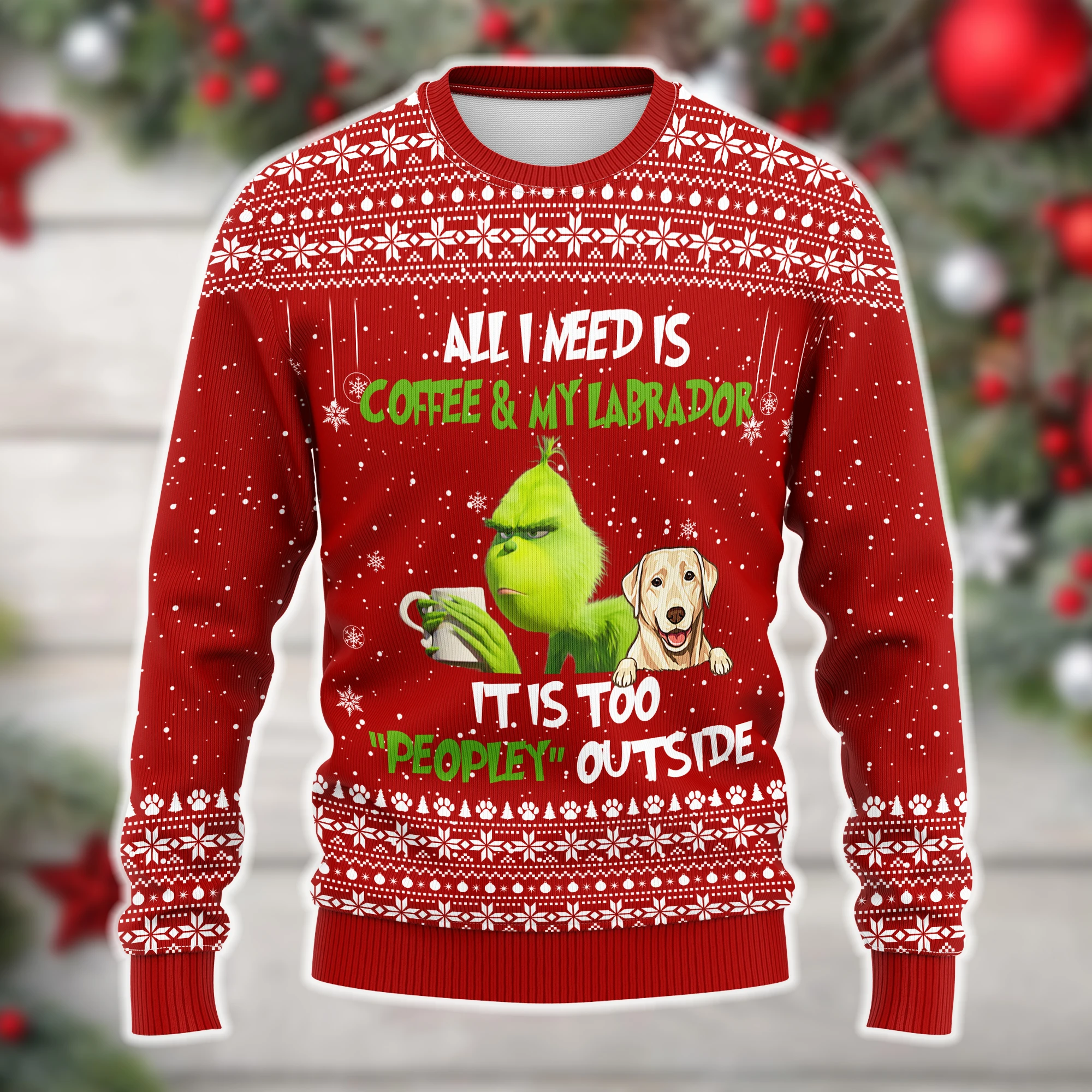 Awesome Hoodie - Labrador Sweater Christmas - 3D All Over Printed Clothes For Women and Men ND857