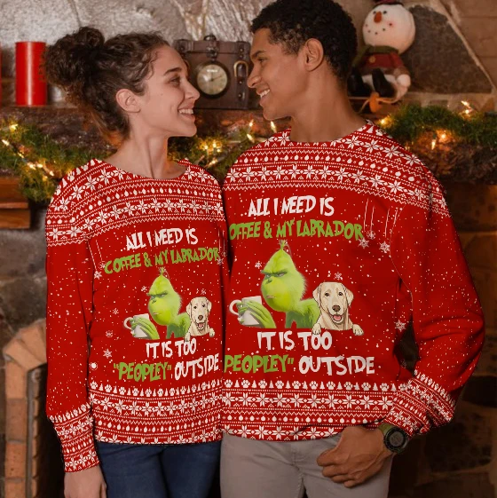 Awesome Hoodie - Labrador Sweater Christmas - 3D All Over Printed Clothes For Women and Men ND857