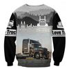 Awesome Hoodie 3D All Over Print Love Truck - Hoodie, T-Shirt, Zip Hoodies, Sweatshirt ND859