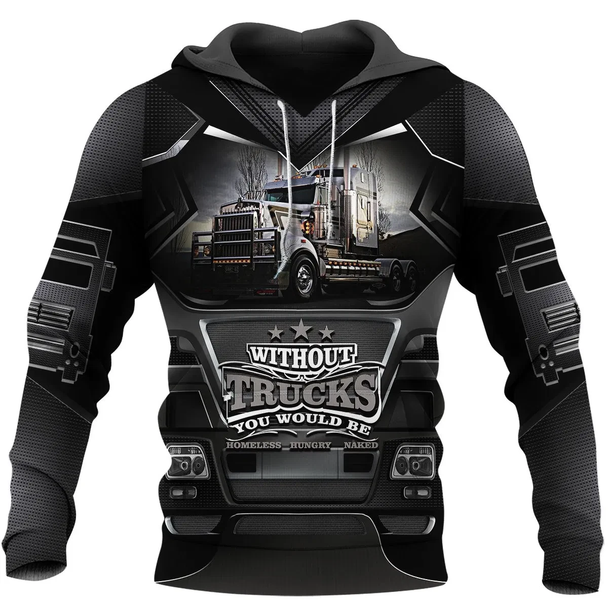 Awesome Hoodie 3D All Over Print Truck - Hoodie, T-Shirt, Zip Hoodies, Sweatshirt ND862