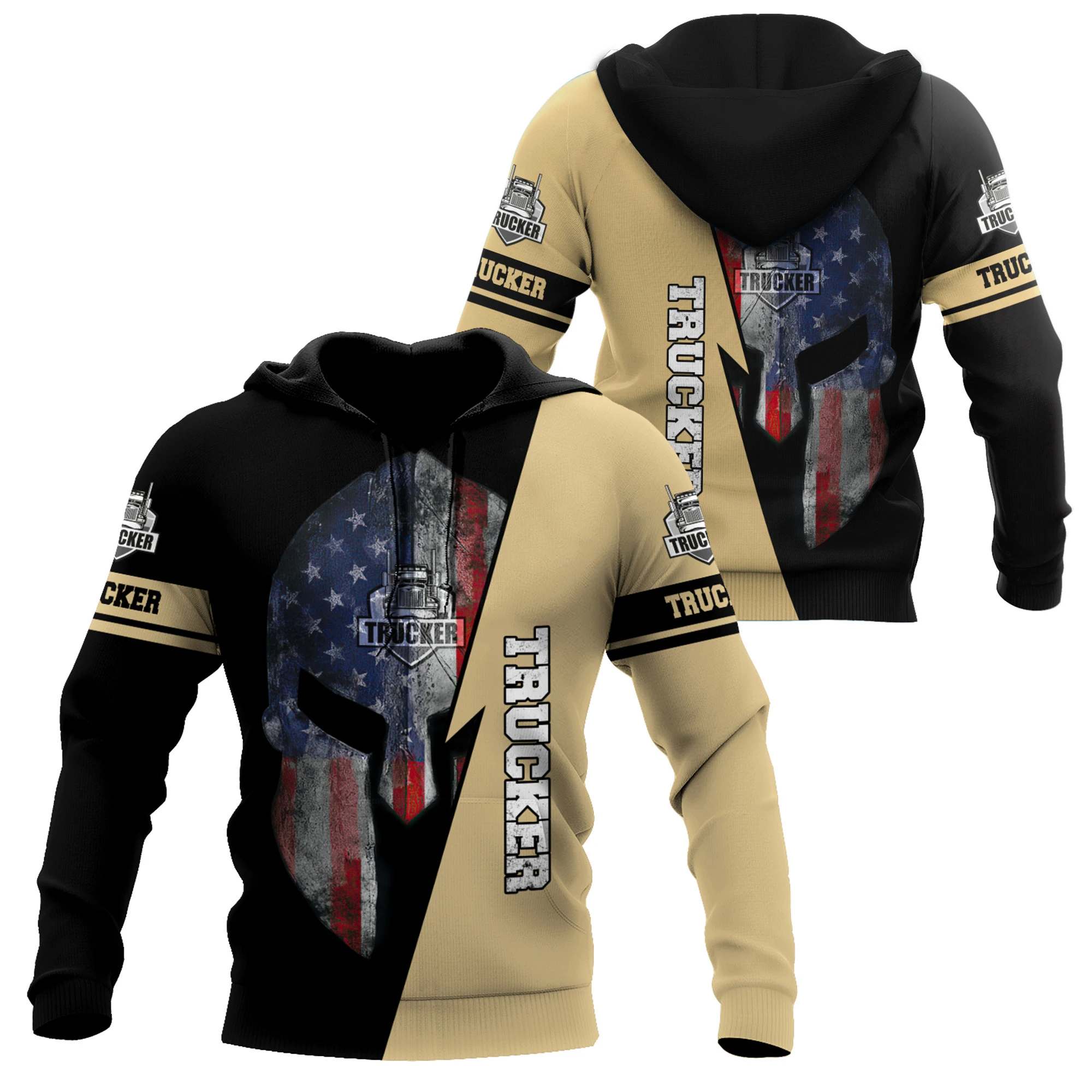 Awesome Hoodie 3D All Over Print Trucker - Hoodie, T-Shirt, Zip Hoodies, Sweatshirt ND865