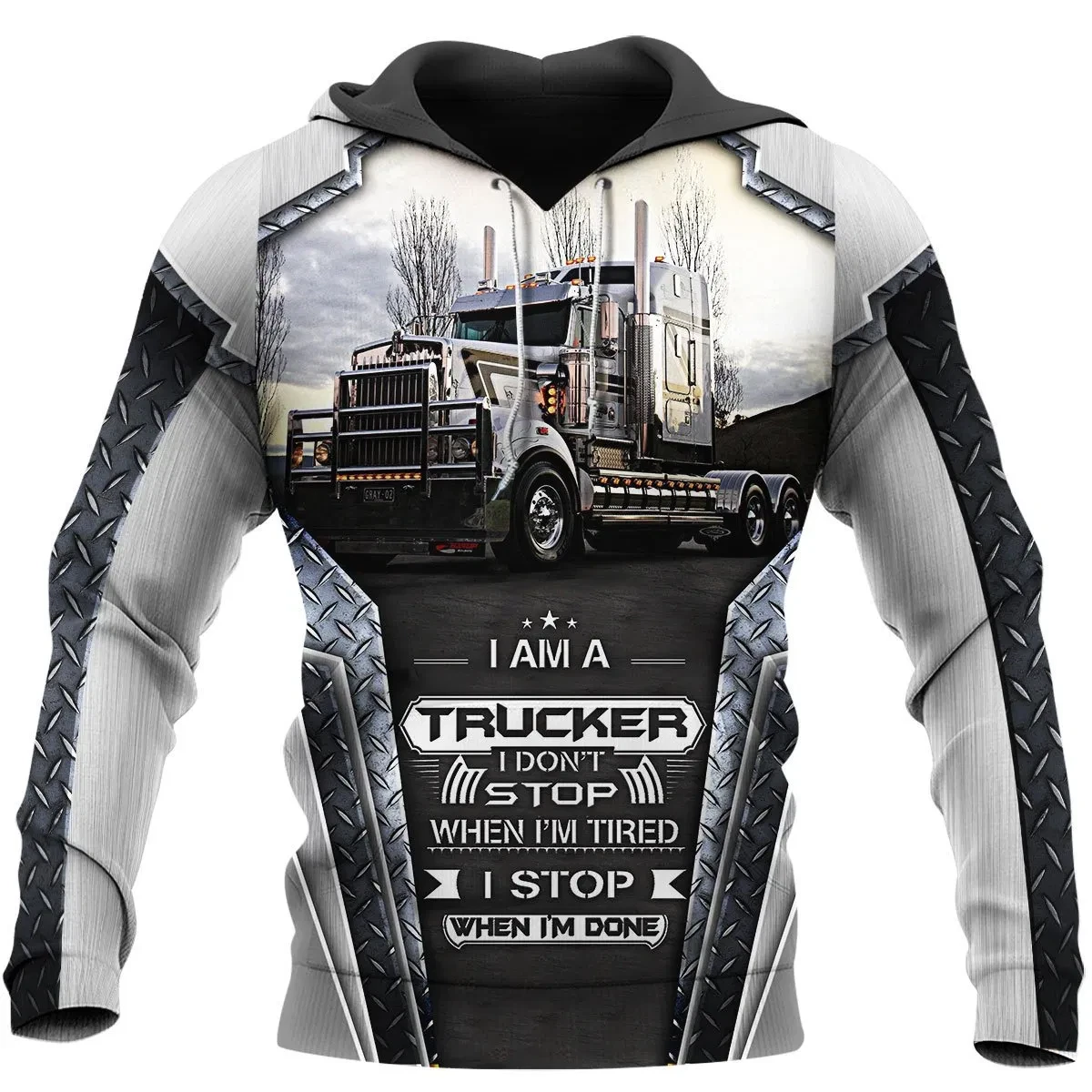 Awesome Hoodie 3D All Over Print Trucker - Hoodie, T-Shirt, Zip Hoodies, Sweatshirt ND866