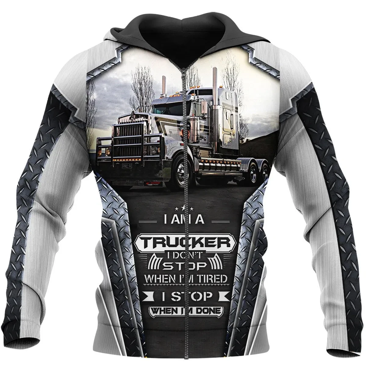 Awesome Hoodie 3D All Over Print Trucker - Hoodie, T-Shirt, Zip Hoodies, Sweatshirt ND866