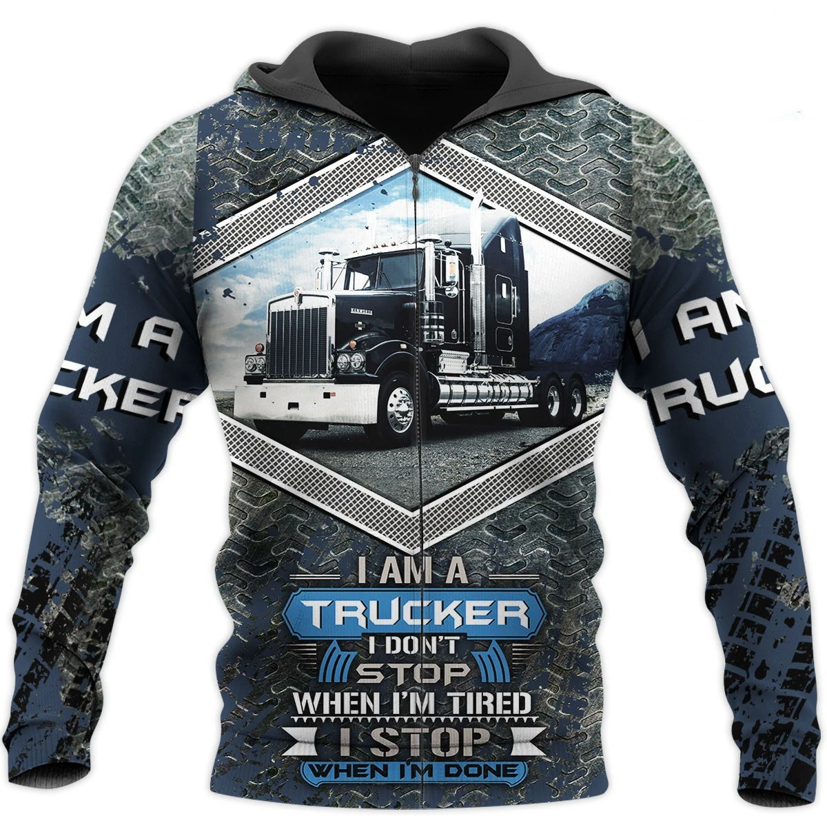 Awesome Hoodie 3D All Over Print Trucker - Hoodie, T-Shirt, Zip Hoodies, Sweatshirt ND867