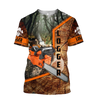 Awesome Hoodie 3D All Over Print Logger Chainsaw - Hoodie, T-Shirt, Zip Hoodies, Sweatshirt ND872